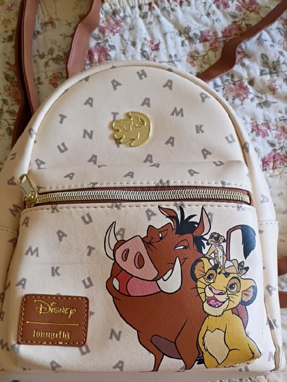Disney Lion King Mini Backpack, Adult Or Kids, With Adjustable Straps. Brand New